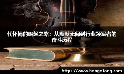 代怀博的崛起之路：从默默无闻到行业领军者的奋斗历程